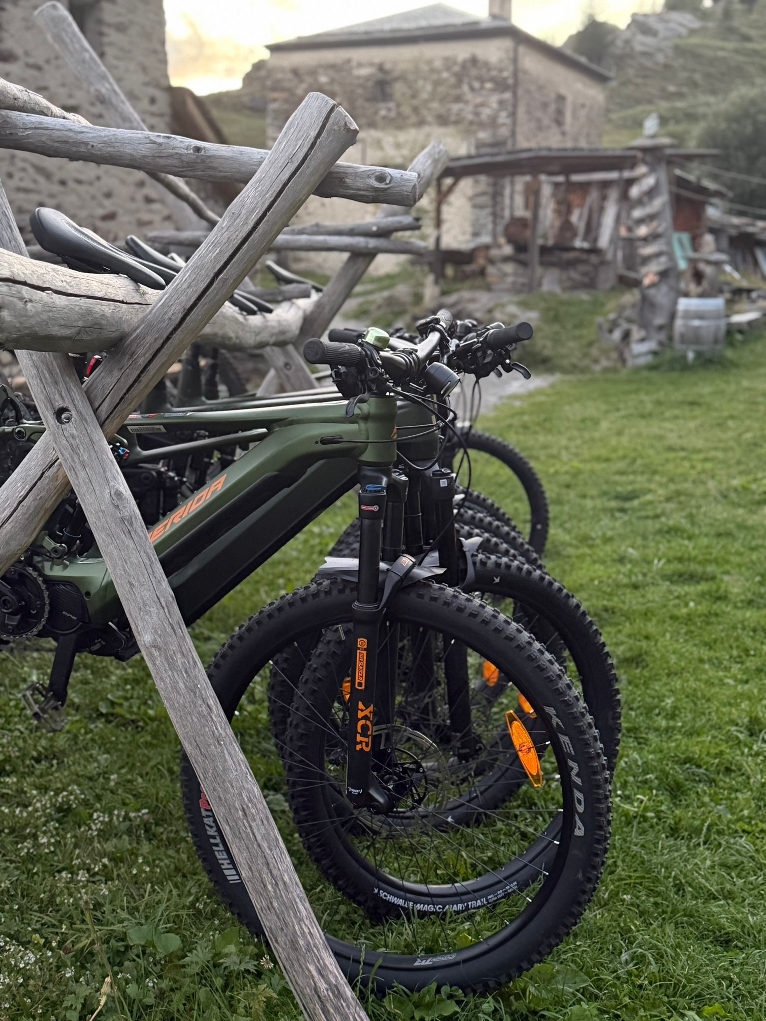 E-Bike su un itinerario alpino