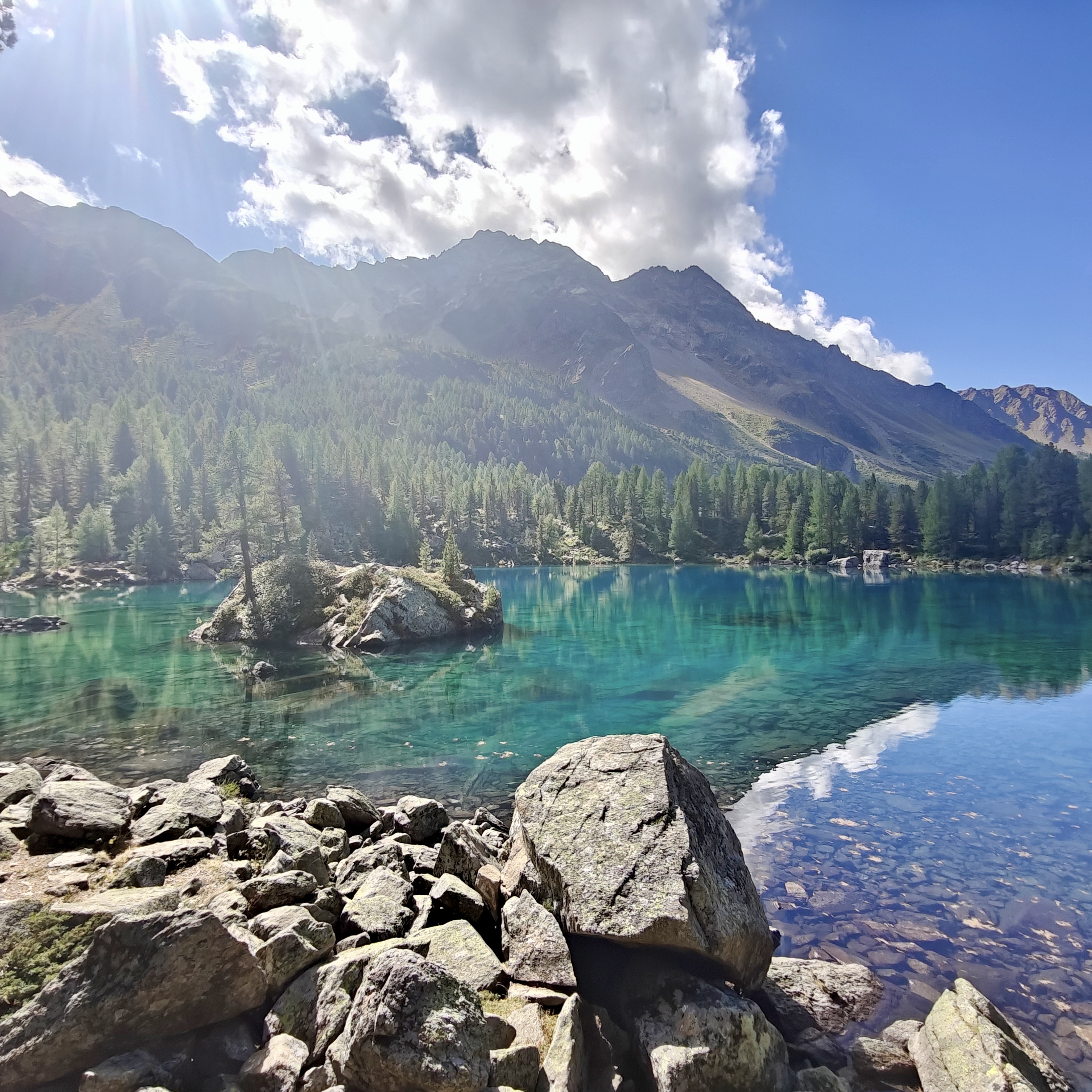 Lago di Saoseo in Val di Campo